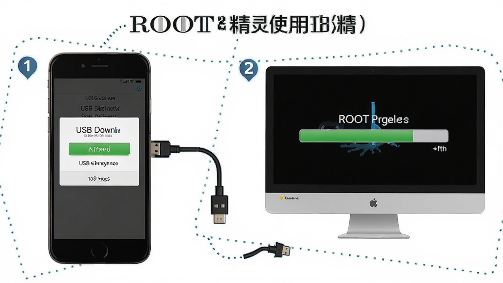 ROOT����ʹ�ü���ʾ��ͼ������Ϊ�ֻ���������ӳ���������Ϊ����ֻ��Ҳ�����м����������ӣ��Ű�����չʾ���������ţ����Ϊ�̳�ͼ��磬ϸ�ڰ����ֻ���Ļ��ʾUSB���Կ�������͵�����ʾROOT�����������ʸ���ɾ��޶���Ԫ��