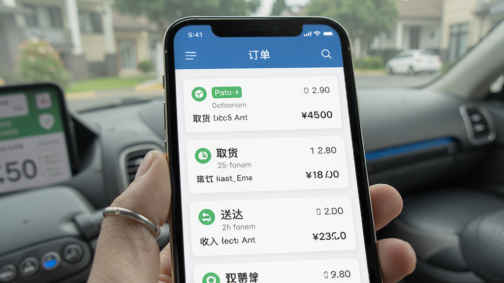 �����������Ͷ����������棬����Ϊ�ֻ���Ļչʾ����״̬�б�������Ϊ�������еĶ�����Ƭ���Ű�����չʾȡ�����ʹ�������Ϣ�����Ϊ�������UI��ƣ�ϸ�ڰ���״̬��ǩ��ʱ����������ʾ�ȣ����ʸ��壬�ɾ����޶���Ԫ��