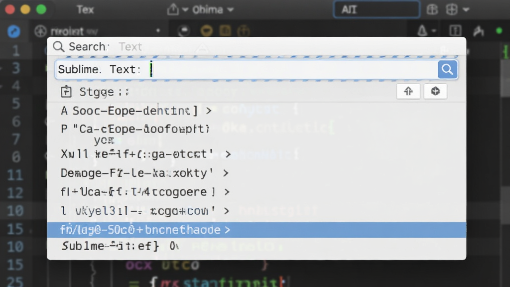 һ�� Sublime Text �������Ľ����ͼ���ͼƬ�����������ǰ�͸�����������·��г���������ѡ�������ģ���Ĵ���༭���ڡ����岼�ּ�࣬����ִ���ƽ����ϸ�����������ʸɾ��޸���Ԫ�ء�