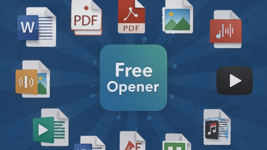 һ��չʾ Free Opener ֧�ֶ����ļ���ʽ��ʾ��ͼ������������ͼ��λ�����룬��Χ�����Ÿ����ļ���ʽ��ͼ�꣬�� Word �ĵ���PDF��ͼƬ����Ƶ����Ƶ�ȣ����ֳʷ���״�����Ϊ�Ƽ��б�ƽ����ƣ�ϸ�����������ʸɾ����޶���Ԫ�ء�