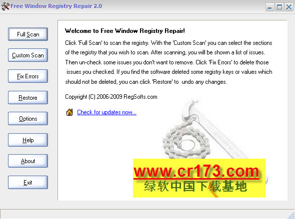 Free Window Registry Repair (Windowsע����޸�����)��ͼ