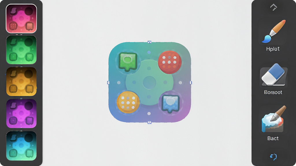 Iconcool Editor �˾����ͼ���߹���չʾ���������չʾһ�Ų�ɫ�˾�Ч������ͼ���Ҳ�չʾ���ʡ���Ƥ�������ȹ���ͼ�꣬������һ�����ڱ༭�Ĳ�ɫͼ�꣬����Ϊ�ɾ���ǳ��ɫ�����岼�����������רҵ��࣬���ʸ��壬�޶���Ԫ��