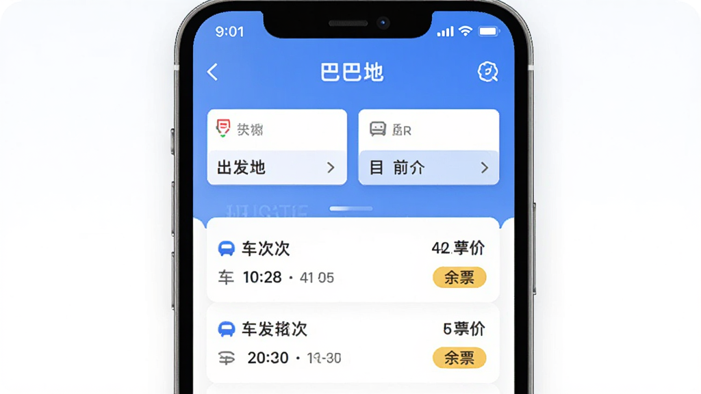 �ͰͿ��APP��ҳչʾȫ������Ʊ�������棬����Ϊ�ֻ���Ļ������������ʾ�����غ�Ŀ�ĵ�������·��г�����б����Ű�������������ִ���ϸ�ڰ�������ʱ�䡢Ʊ�ۺ���Ʊ��ǩ�����ʸ��壬�ɾ����޶���Ԫ��