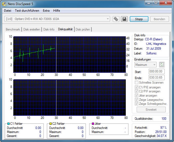 Nero DiscSpeed ���̼�⹤�߽����ͼ