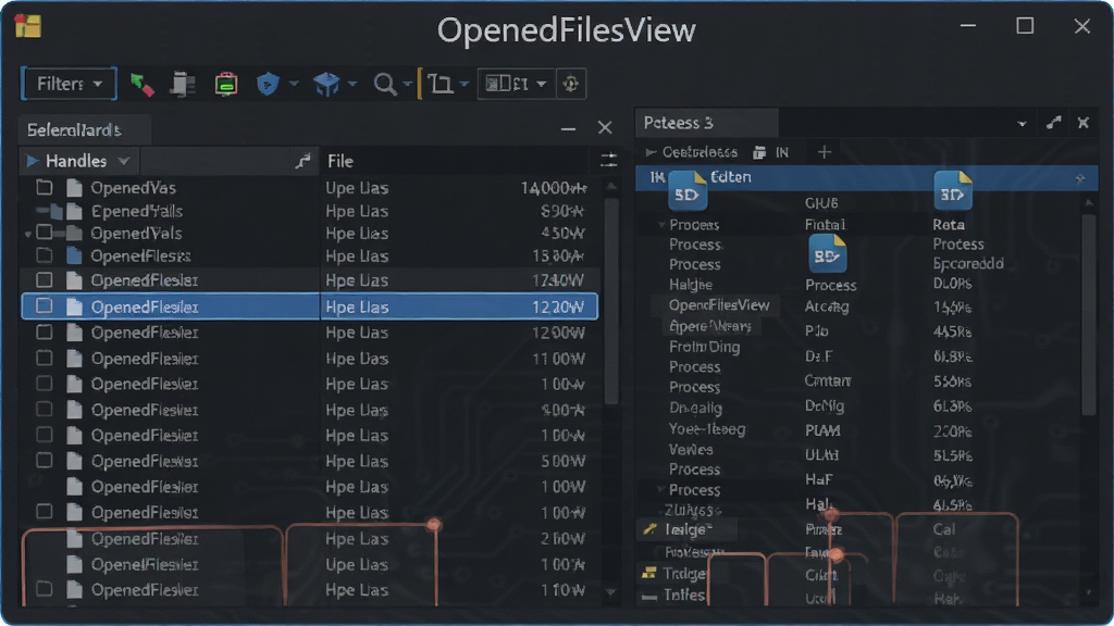 OpenedFilesView ����չʾͼ�������������������棬���Ϊ�ļ�����б����Ҳ�Ϊ������ϸ��Ϣ��壬�����й��˹������������б�ע��OpenedFilesView���������ƣ����Ϊ�Ƽ��б�ƽ����ƣ����ּ�࣬ϸ�ڰ�������ѡ�е��ļ���Ŀ�ͽ���ͼ�꣬�����������ɾ����޶���Ԫ��