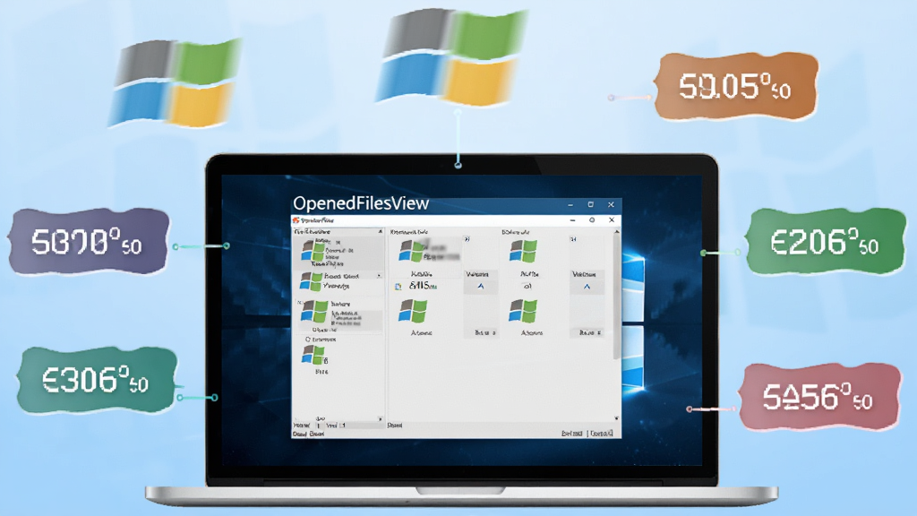 OpenedFilesView ��ƽ̨����ʾ��ͼ������չʾһ̨�ʼǱ�������Ļ�������� OpenedFilesView ��������Χ������ Windows �ձ�Ͳ�ͬ�汾�ű�ǩ������Ϊǳ��ɫ���䣬���Ϊ����Ƽ��У���������ͻ���������棬ϸ�ڰ����������������ơ�OpenedFilesView���Ͱ汾�����֣������������ɾ����޶���Ԫ��