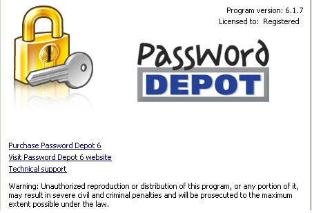 ����ֿ�(Password Depot)��ͼ