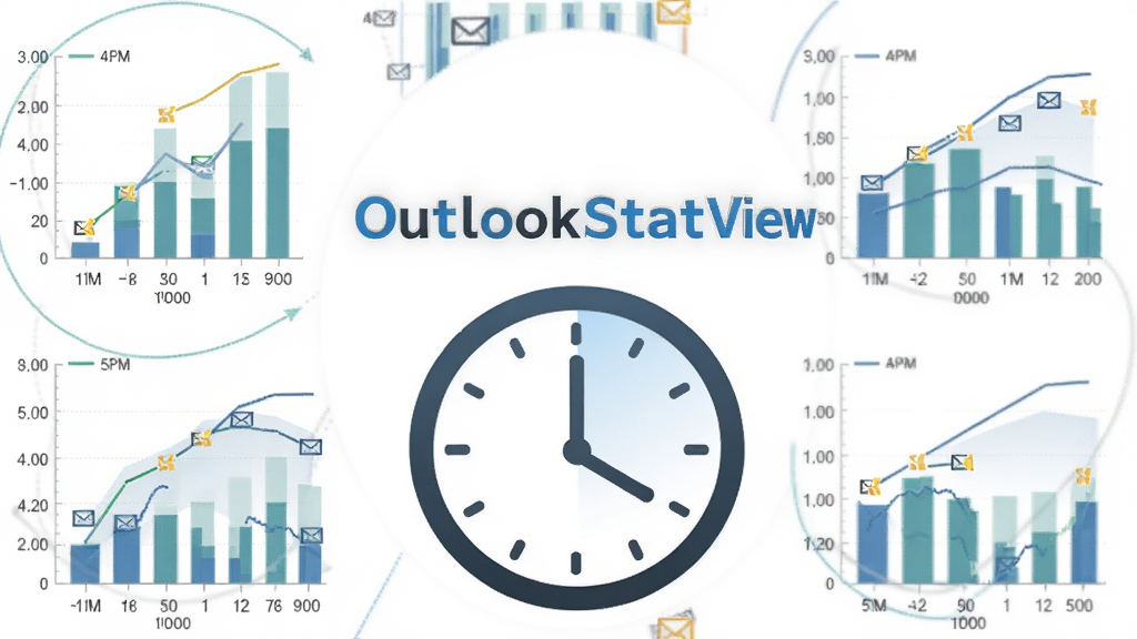 һ�� AI ���ɵ���������ʾ��ͼ������������ OutlookStatView ��������������һ��ʱ��ͼ�꣬ʱ����Χ�ֲ��Ų�ͬʱ��ε�������״ͼ������ΪԲ�λ���ʽ������ִ���࣬ϸ���ϰ���ʱ��̶ȡ��ʼ����š��������ߣ����������ɾ��޶���Ԫ��