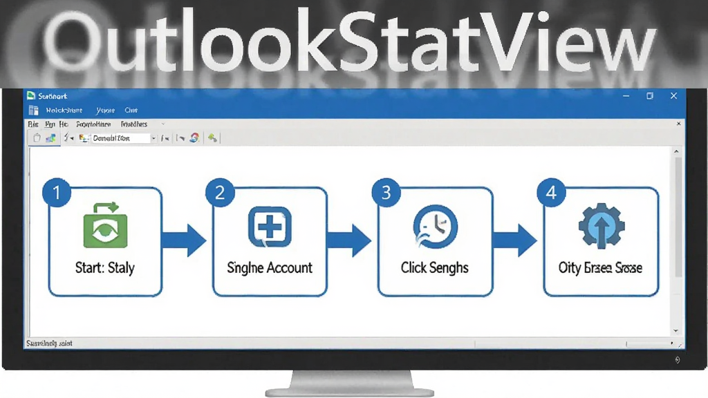 һ�� AI ���ɵ�������������ʾ��ͼ������������ OutlookStatView ��������������һ��������Ļ����Ļ����ʾ�����������������ͼ������������ѡ���˻������ͳ�ơ��鿴����ĸ����裬����Ϊ�����ҵĺ������̣�����ƽ����Ϣͼ��ϸ���ϰ�����ͷ��ͼ�ꡢ������ţ����������ɾ��޶���Ԫ��