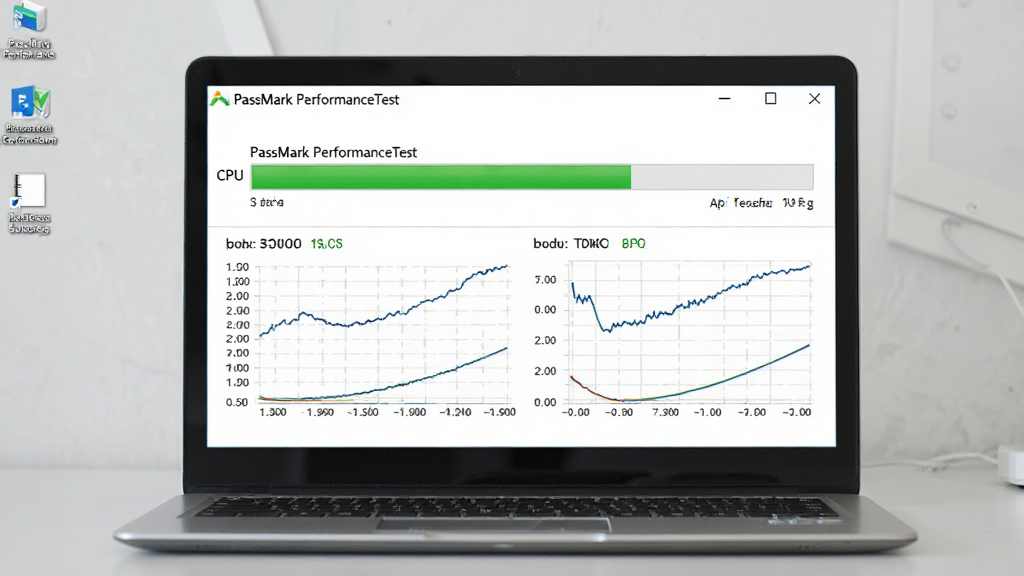 һ̨�򿪵ıʼǱ�������Ļ����ʾ��PassMark PerformanceTest����CPU���Խ�������ʵʱ�������ߣ�����Ϊ�������滷��������ͻ����Ļ���ݣ��Ű���У����дʵ��ϸ�ڷḻ�����������ɾ����޶���Ԫ��