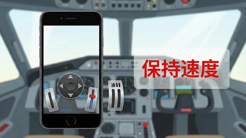 һ��չʾ Inflight ���ֲ�����ʾ��ʾ��ͼ���������ֻ���Ļ��ʾ����ҡ�˺����Ż��飬�Ա��к�ɫ�������֡������ٶȡ�������Ϊ��ʻ���ӽǣ�����࣬�����������ɾ��޶���Ԫ��