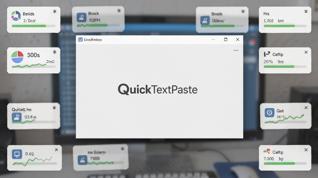 QuickTextPaste������װ��ɺ��������չʾͼ�����������Ǽ����������ڣ���Χ������ϵͳ��Դռ�ü���С���ͼ�꣬���������ˬ��ǳ��ɫ��������Ԫ�ؼ����ɣ����ʸɾ�����
