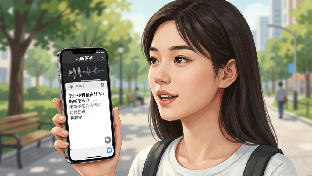 һ��չʾ������ǩ����תд���ܵĳ���ͼ��������һλ����Ů���ڻ�����߱߶����ֻ�˵�����ֻ���Ļ��ʾ�������κ��������ɵ����ֱ�ǩ�������ǹ�԰��ֵ������Ϊдʵ�廭�磬ϸ�ڰ����ֻ���Ļ�ϵġ�������ǩ�������������𽥸��ֵ�Ч���������������ɾ��������޶���Ԫ��
