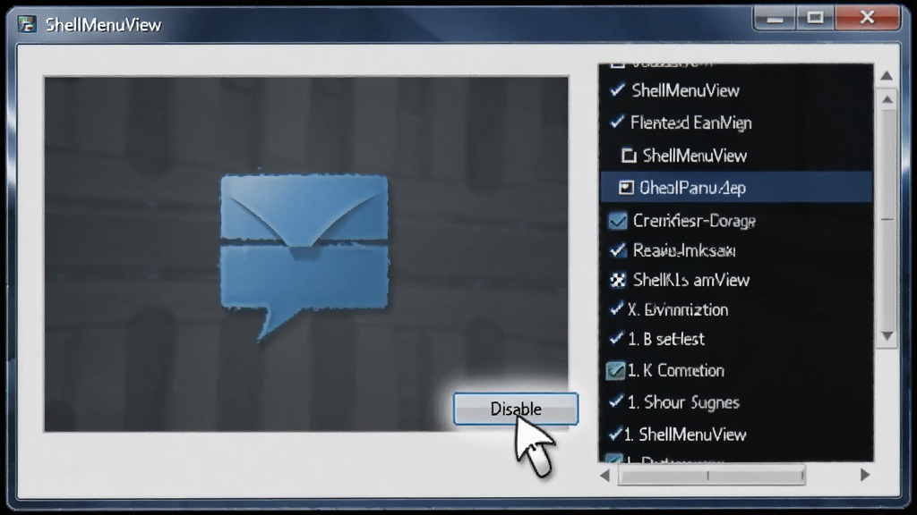 һ����ɫ�����ĵ�����Ļ��Ƭ����������ʾ ShellMenuView �������棬�û������������ 