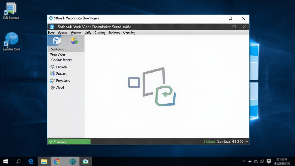 һ��AI��ͼ���棬������Sothink Web Video Downloader Stand-alone��������������Windows�����ϣ�����Ϊ�������ھ��ڻ������룬�����Ǹɾ������滷�����Ű�Ϊ�����ھ۽�չʾ�����Ϊ����Ʒչʾͼ��ϸ�ڰ������������������ܲ˵���״̬�������ʸ��壬�ɾ����޶���Ԫ��
