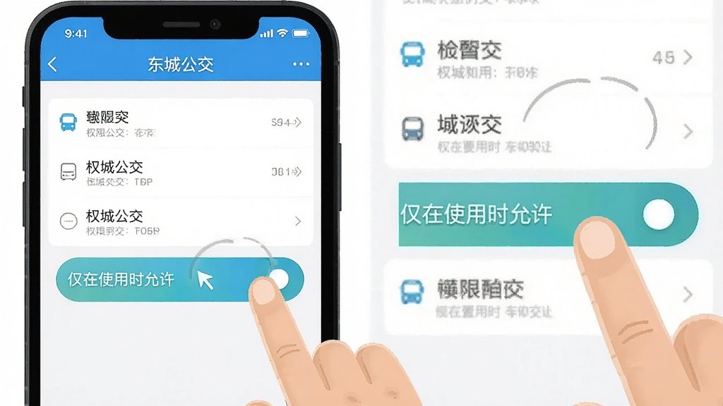 ��������Ϊһ���ֻ���Ļ��ʾ�����ǹ�����APP��Ȩ�����ý��棬�Ա�����ָ���������ʹ��ʱ������ѡ��Ķ���ʾ�⣬����Ϊ�ֻ�������������д��ϣ����Ϊ��ƽ����ѧ��ͼ�磬ϸ�ڰ���������Ȩ��ѡ���б�������ѡ�еİ�ť�������������ɾ������ұ���