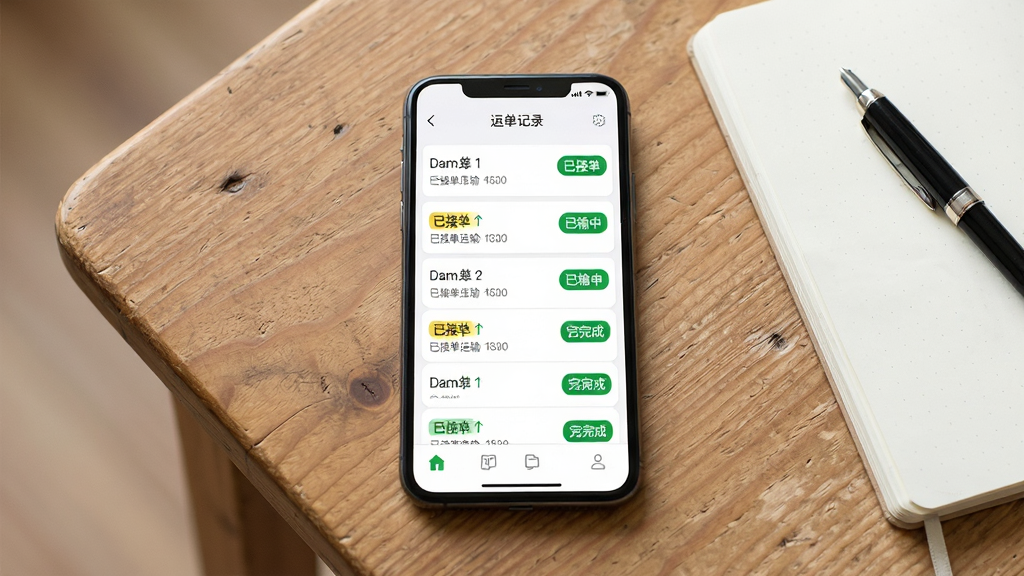 ����˾���˻������˵���¼ҳ�棬�������ֻ���Ļ��ʾ�˵��б���ÿ���˵���ע״̬��ǩ���ѽӵ�����������ɣ��ֻ�������һ��ľ�������ϣ��Ա���һ���ʼǱ���һ֧�ʣ�����Ϊ�ֻ����С�����ƽ�̣����Ϊ����ǳɫ����磬ϸ�ڰ�����Ȼ��������������͹��ߣ����ʸ��壬�ɾ����޶���Ԫ��