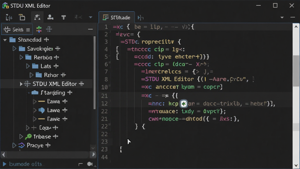 �������ơ�STDU XML Editor������չʾͼ������Ϊ����������������ε������Ҳ����༭����������������Ϊ���ҷ������Ű�ֱ�ۣ����Ϊ���Ƽ��磬ϸ�ڰ����ڵ�չ������ͼ�ꡢ��ɫ�﷨��������궨λ��ʾ�������������ɾ����޶���Ԫ��