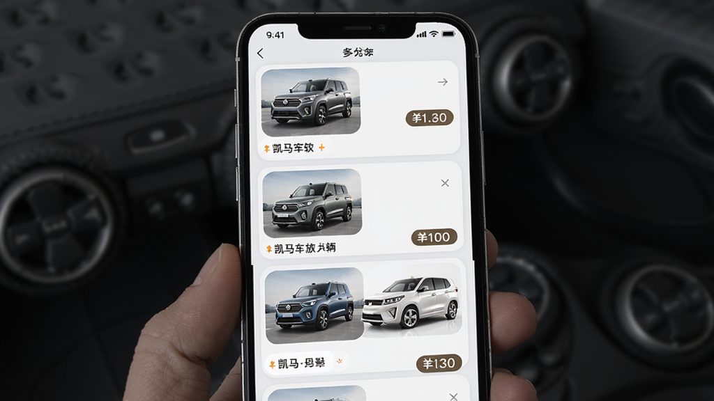 ����e��APP�ڳ���չʾҳ�棬����Ϊ�ֻ���Ļ��ʾ�������������б�������Ϊ����Ƭʽ���У�ÿ�ſ�Ƭ�����������ͼ���ͺ�������۸��ǩ���Ű��������򣬷��Ϊ�ִ�����Ƽ��У�ϸ�ڰ�������ͼƬ�ľ��³��������Ԫ�ص�Բ����ƣ����ʸ��壬�ɾ��޶���Ԫ��