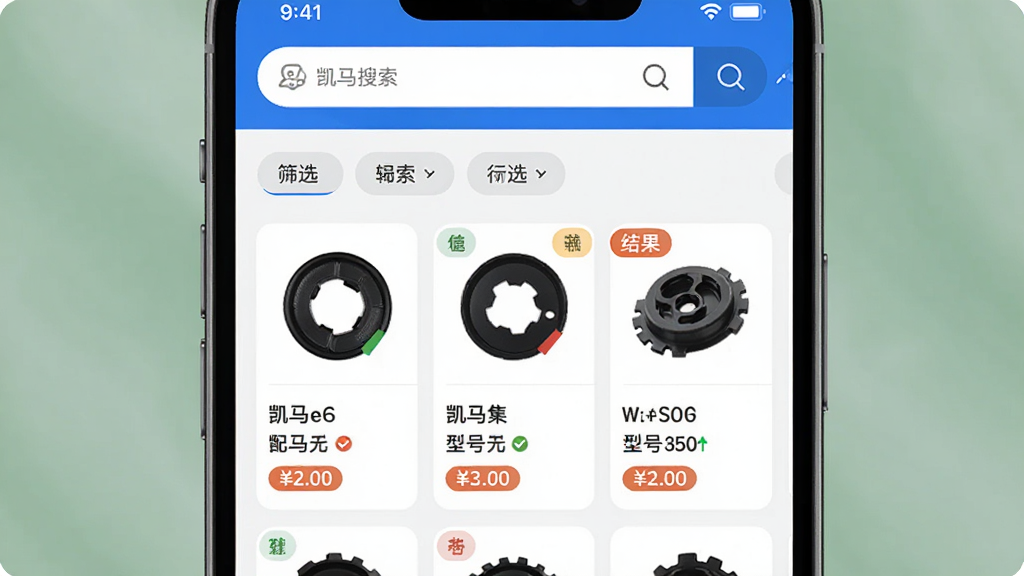 ����e��APP�����ѯҳ�棬����Ϊ�ֻ���Ļ��ʾ����������������б��������Ϸ�Ϊ��������ɸѡ��ǩ���в�Ϊ���ͼ���б�������������ͺ���۸��Ű���������Ϊ��ˬ���̷磬ϸ�ڰ����������ͼ���ǩ��ɫ�����֣����ʸ��壬�ɾ��޶���Ԫ��