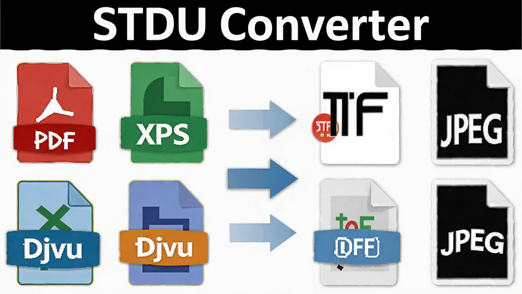 һ��չʾ STDU Converter ���ʽת�����ܵ�ʾ��ͼ����������� PDF��XPS��DjVu �ȸ�ʽͼ�꣬�Ҳ���ת����� TIFF��JPEG �ȸ�ʽͼ�꣬�м��ü�ͷ���ӣ������� STDU Converter ���������Ϊ��ƽ����Ϣͼ��ɫ���������������룬���ʸɾ����޶���Ԫ��