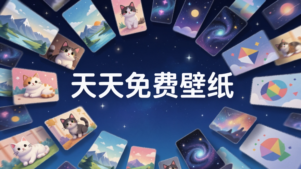 һ����AI���ɵĲ廭�������С�������ѱ�ֽ�����������������룬��Χ������������ɫ�ʰ�쵵ı�ֽ��Ƭ����Ƭ�Ϸֱ���ɽˮ��è�䡢�ǿպͳ��󼸺�ͼ�Ρ����ֲ��÷���״�Ű棬���Ϊ�λõ�3D��Ⱦ��ϸ���Ͽ�Ƭ������΢�������к���Ӱ������������ɫ�Ľ����ǿգ���������������ɾ����޶���Ԫ�ء�