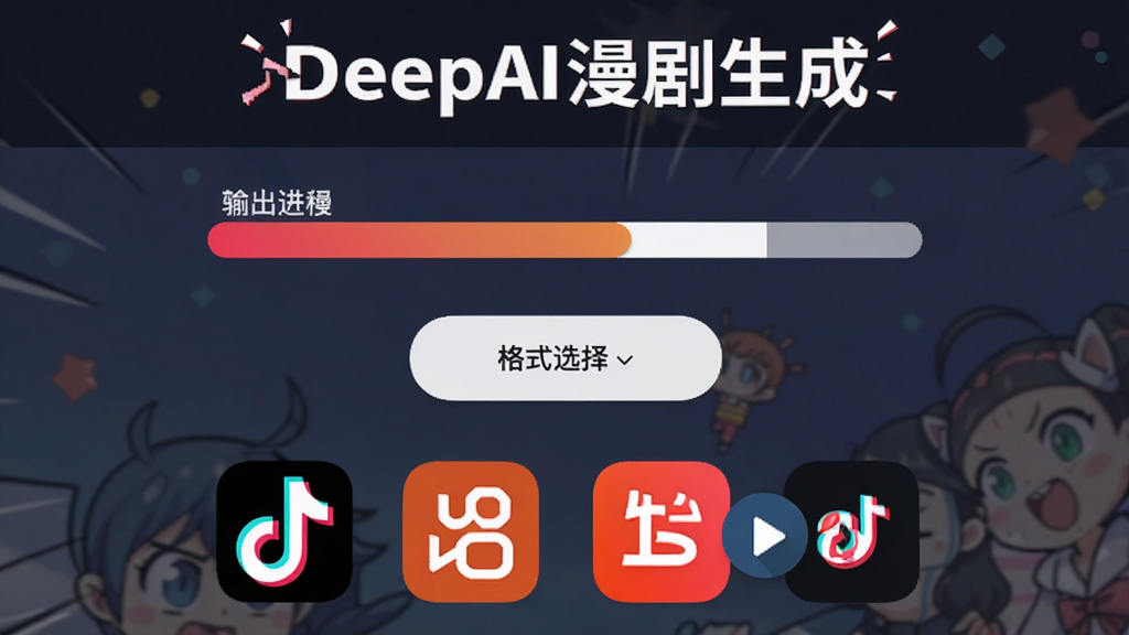 DeepAI�������ɵ����������棬��������Ϊ�������������ʽѡ��ť���·����ж��������֡�Bվ��ƽ̨ͼ�꣬������