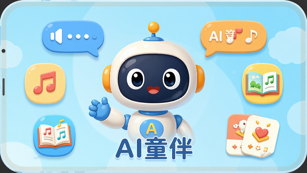 AIͯ�� ����������չʾ��������ÿ�ͨ�����˻��������Χ���������Ի����ݡ������������汾ͼ����ѧϰ��Ƭ������Ϊ������ů��ǳ��ɫ���䣬���ֲ������ĶԳ�ʽ�Ű棬���Ϊ��ƽ����ͨ�廭��ϸ�ڰ���Բ��ͼ�ꡢ�����Ӱ���ͯ�Ѻõĸ߱�����ɫ�������б�ע���֡�AIͯ�顱�����������ɾ��޶���Ԫ��