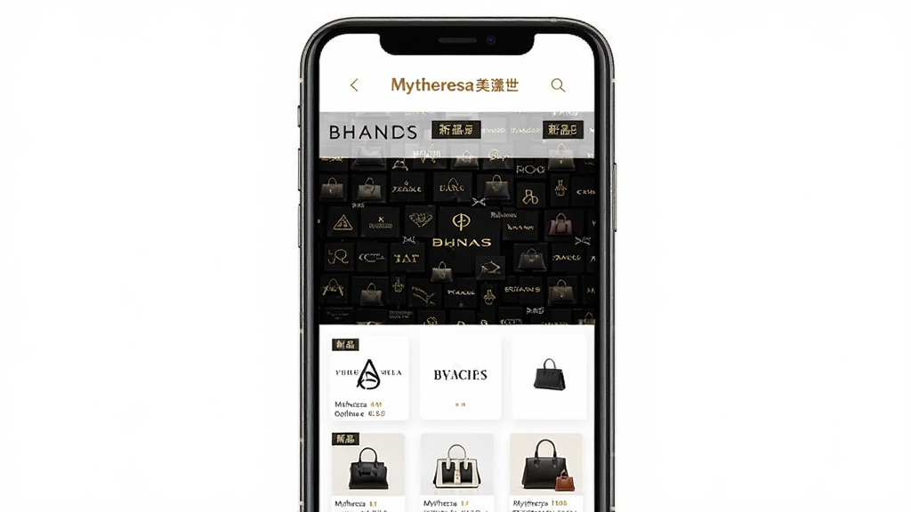 Mytheresa������Ʒ��ר��ҳ�棬����Ϊ�ֻ���Ļ��չʾ����ݳ�ƷƷ��Logoǽ�����ֲ�����������б����Ű��������������߶��ݻ���ϸ�ڰ���Ʒ�Ʊ�ʶ����Ʒ��ǩ����ƷԤ��Сͼ�����ʸ��壬�ɾ����޶���Ԫ��