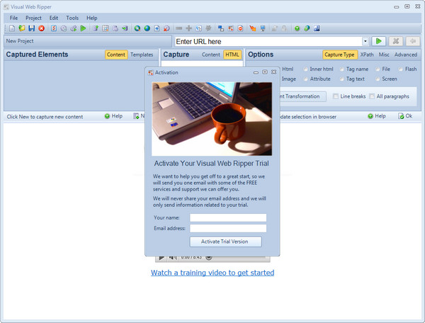 Visual Web Ripper��ͼ