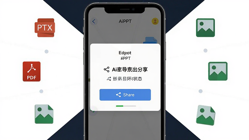 AiPPTרҵ����ʽ������������棬����չʾ�ֻ���Ļ�е���ѡ����������������״̬������Ϊ�ֻ����ļ���ʽͼ�꣬���ֲ������ķ��乹ͼ���Ű�۽������Ϊ��๦�ܽ��棬ϸ�ڰ���PPTX��PDF��ͼƬͼ�ꡢ������ť��������ʾ�����ʸ��壬�ɾ����޶���Ԫ��