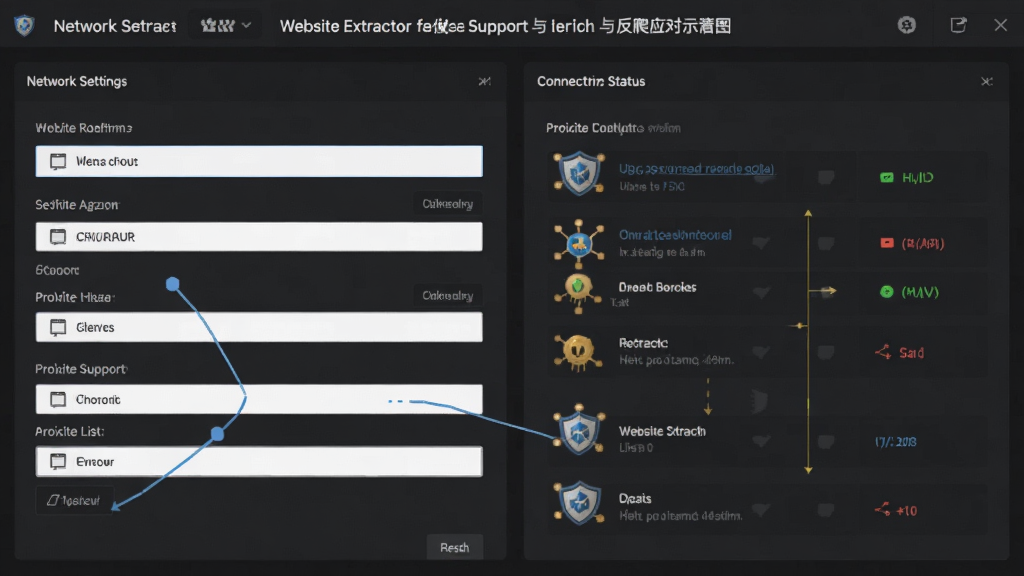 һ��չʾ Website Extractor ����֧���뷴��Ӧ�Ե�ʾ��ͼ������Ϊ�����е������������������б������ֲ������ҽṹ�����Ϊ�������ñ������Ҳ�Ϊ����״ָ̬ʾ���Ű���������Ϊ��ɫרҵ�磬ϸ����ͻ������������ڵ�ͼ�꣬���ʸ��壬�ɾ����޶���Ԫ��