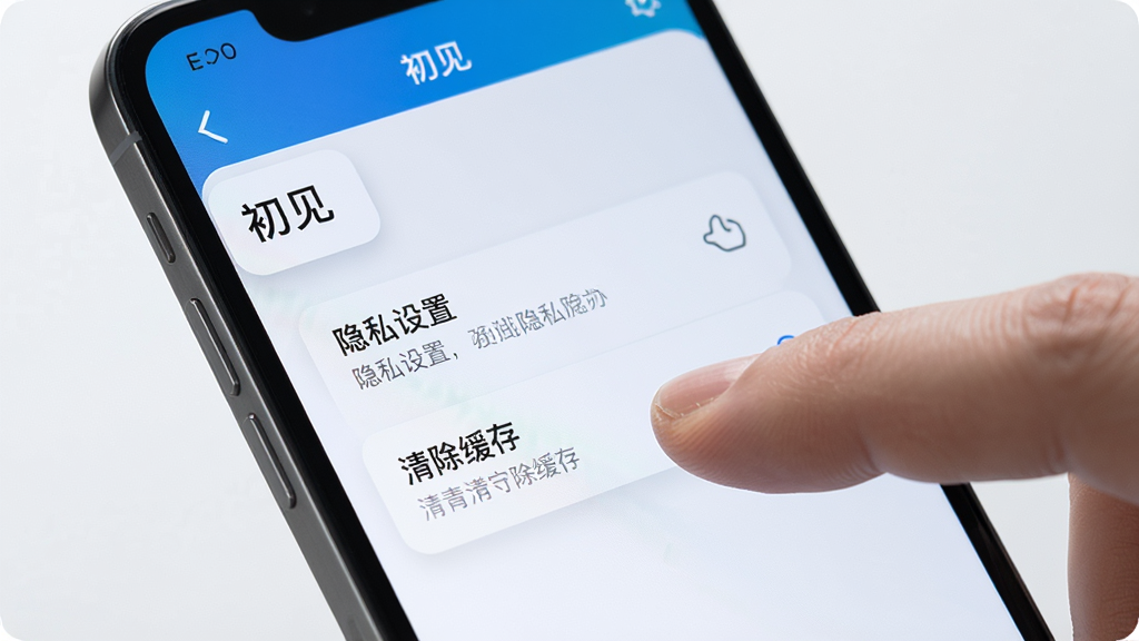 ��������Ϊһ���ֻ���Ļ��ʾ��������APP�����ý��棬�ص�ͻ������˽���á��͡�������桱ѡ�����Ϊ�ֻ���д����Ļ����ռ����Ҫ���档�Ű��Ͻ������������ɱ档���Ϊдʵ�Ƽ��磬ϸ������ָ���ڵ����Ļ�����ʸ��壬�ɾ����޶���Ԫ�ء�