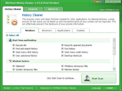 WinMend History Cleaner(��ʷ��¼������)��ͼ1