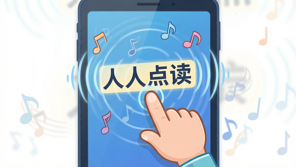 һ����桰���˵�����㴥�������ܵ�ʾ��ͼ����������Ϊһֻ��ͨ��ָ���ڵ����Ļ�ϵ����֣�������Χ���������������������ţ�����Ϊ����ͼ���Ű�ͻ����ָ����Ļ�Ļ�����ϵ�����Ϊ�ִ��Ƽ�����ͯȤ��ϵĲ廭��ϸ�ڰ�����Ļ�ϵĸ������ֺͶ�̬��Ч���ţ���������������ɾ����޶���Ԫ��