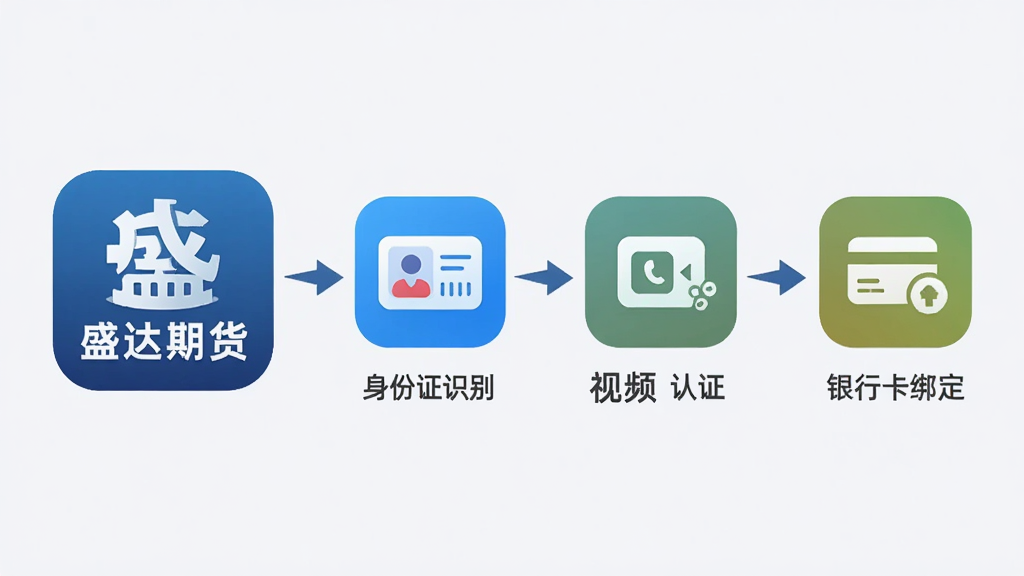 ����չʾһ�����Ŀ������̽��棬�ӡ�ʢ���ڻ���APP��ͼ�꿪ʼ���������������ͼ�꣺����֤ʶ����Ƶ��֤�����п��󶨣��ü�ͷ���ӣ���������͵�ǳ��ɫ��ͼ�����Բ����ƣ�ɫ��������������Ϊ��ƽ������磬�ɾ����࣬�ص�ͻ�����޶���װ��