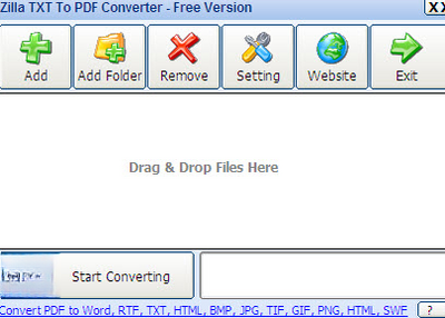 Zilla TXT To PDF Converter��ͼ0