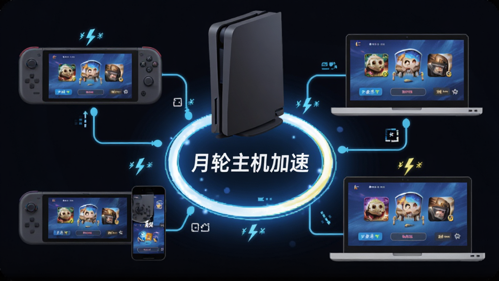 һ��չʾ���豸������AI��ͼ������Ϊ��Ϸ�������ƻ����ֻ����ʼǱ�����Χ��һ�����ļ��ٹ⻷���У�����Ϊ���ι�ͼ�����Ϊ��������ʸ���廭��ϸ�ڰ���ÿ̨�豸��Ļ�ϵ���Ϸͼ�ꡢ�����ߡ����ٱ�ʶ��ͼƬ�����ע�������������١�����������������ɾ����޶���Ԫ��