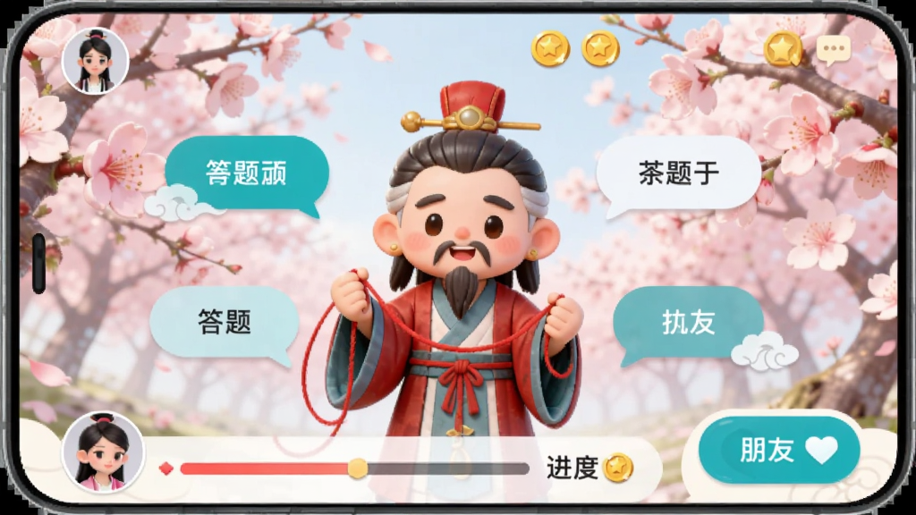�ֻ���Ļչʾ���ϴ���Ӧ�������棬�����ǹŷ����Ͽ�ͨ�����ֳֺ��ߣ���Χ�����Ŵ���ѡ�����ݺ��û�ͷ�񣬱����ǵ���ɫ�һ��֣�����Ϊ�����ֻ�UIչʾ�����Ϊ���¹�����ͨ�磬ϸ�ڰ�����������������ͼ��ͺ��ѻ�����ť�����ʸ��壬�ɾ����޶���Ԫ��