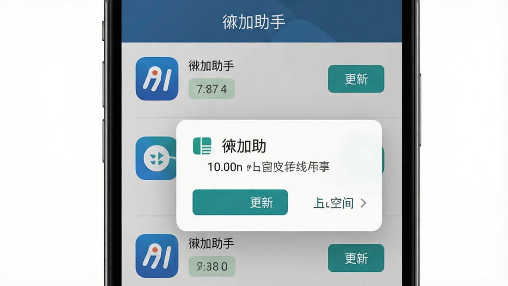 �������Ӧ�ù������棬����Ϊ�ֻ���Ļ��ʾӦ���б���������ѵ����������������У��Ű����������Լ����ϸ�ڰ���Ӧ��ͼ�ꡢ�汾�ű�ǩ�����°�ť��ռ�ÿռ���ֵ����Ļ�������֡�������֡������ɼ������ʸ��壬�ɾ����޶���Ԫ��