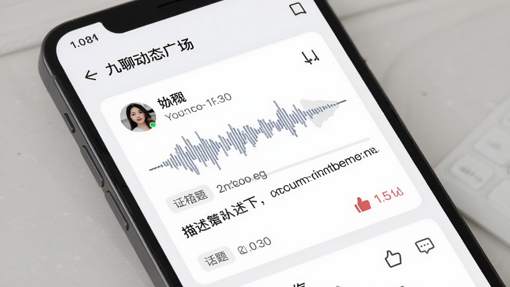 ���Ķ�̬�㳡ҳ�棬�ֻ���Ļչʾ�û�������������̬��Ƭ����Ƭ����ͷ���ǳơ��������Ρ������������������ͼ�꣬����Ϊǳɫ��Ƭʽ���֣�������£�ϸ�ڰ��������ǩ��ʱ����������������ɾ����޶���Ԫ��