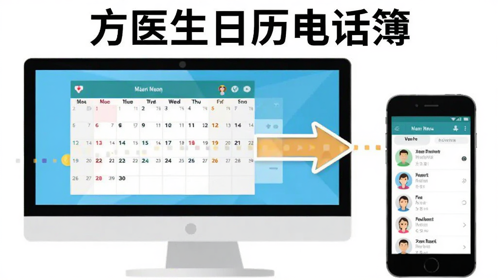 ��ҽ�������绰����������ʾ��ͼ������չʾ���Ժ��ֻ������豸��Ļ����Ļ����ʾ��������ϵ�˽��棬�м�������ͬ����ͷ������ƽ����ƣ������ע