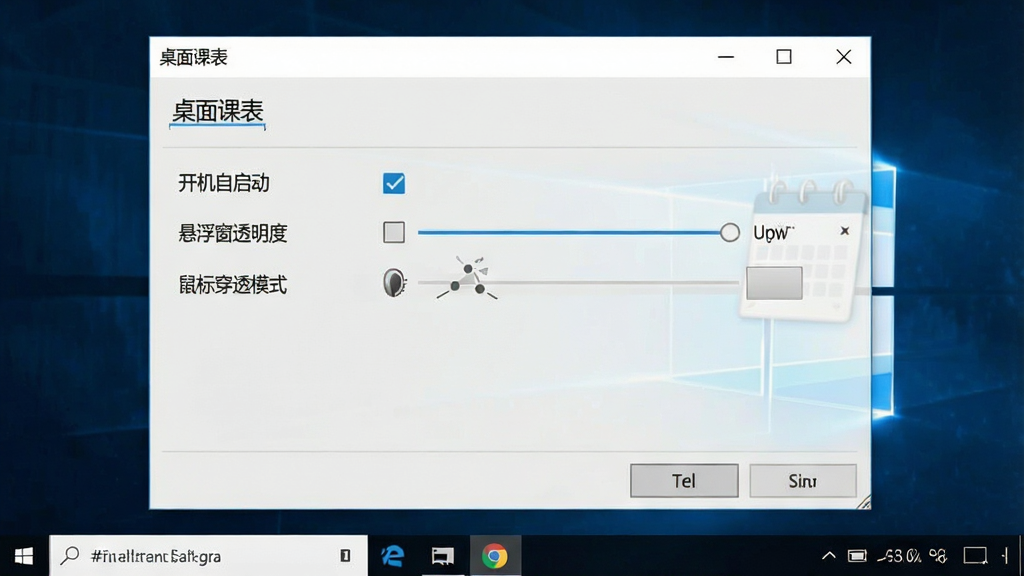 һ��Windows������Ļ��ͼ��չʾ������α������������ý��棬�����а���������������������������͸���ȡ�������괩͸ģʽ����ѡ�������Ϊǳ��ɫ����磬�����������������������ʸ��壬�޶���װ��Ԫ��