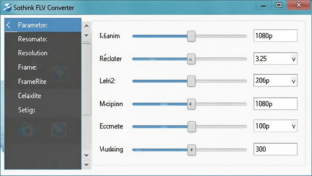 ����Ϊ Sothink FLV Converter ����������壬����Ϊ�������ô��ڣ����Ϊ��������˵����Ҳ�Ϊ������ڻ������ֵ������Ű�Ϊ���ҷ��������Ϊ�ִ������������ƣ�ϸ�ڰ����ֱ��ʡ������ʡ�֡�ʱ�ǩ�����ڻ��飬���� 1080p ���壬����ɾ��޶���Ԫ�أ�ͼ�����ֱ�ע 