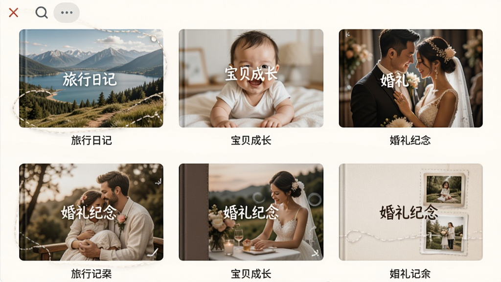 һ��ӡƷ�����������ģ��ѡ����棬������չʾ������ģ������ͼ�������У������������ռǡ��������ɳ����������������ֱ�ǩ����������ܰ���������ֹ���������������������Ԫ��