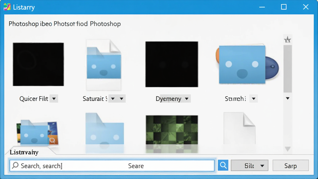 һ��չʾ Listary ������ Photoshop ���ļ��Ի����е�ͼƬ��������λ�ڶԻ���ײ����û����ڿ��ٶ�λ�ز��ļ��������ں���Ȼ��������ȼ��������������������޶���Ԫ��