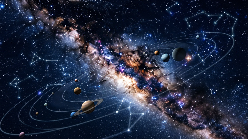�������Ĺ�Stellarium�ǿ�ģ��Ч��ͼ����������Ϊ���������ܼ����ţ������ع�����У�����ͼ���԰�͸������������ʾ������Ϊ����ɫҹ�գ����дʵ���λã����ʳ��壬ϸ���������ɾ�������Ԫ��