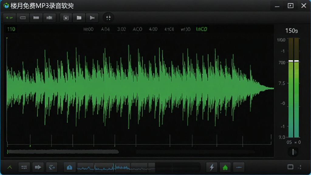 ¥�����MP3¼������¼��ʱ�Ĳ�����ʾ���棬������������������ɫ��Ƶ���Σ��Ա���������ָʾ��������Ϊ��ɫרҵ��Ƶ����������岼�ֽ��գ������������޶���Ԫ��