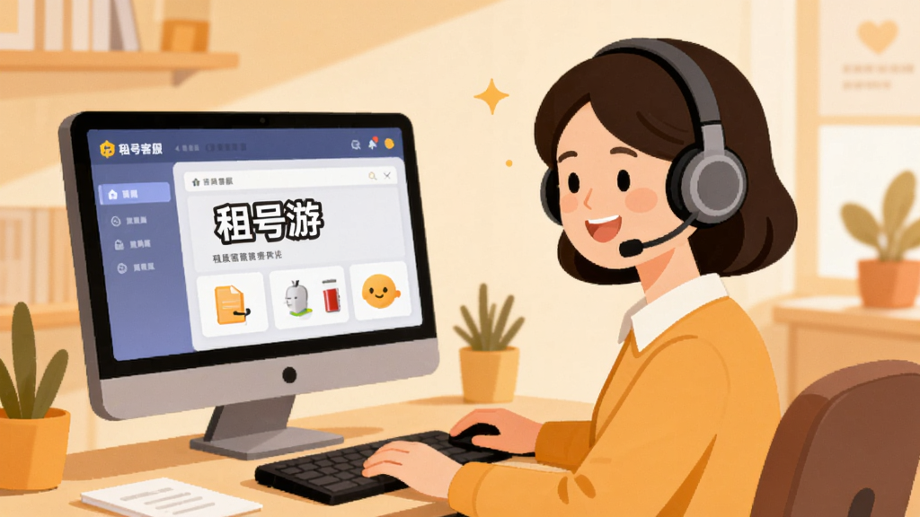 һ����ܰ�Ŀͷ������廭��������һλ�ͷ���Ա���Ŷ���΢Ц���񣬵�����Ļ����ʾ������Ρ��ͷ����棬��������͵�ůɫ������ƽ����񣬻���ɾ����࣬���廭��