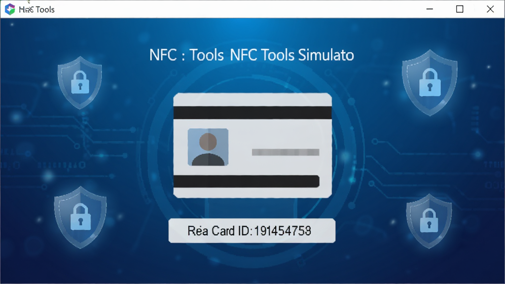һ��չʾNFC Tools�����Ž���ģ�⹦�ܽ����ͼƬ����Ļ����ʾһ�������Ž���ͼ���Ͷ�ȡ���Ŀ�ƬID�ţ�����Ϊ��ɫ����Ƽ�����ж��ư�ȫͼ���׺��������Ϊ����չʾͼ��ϸ�����������ʸɾ�